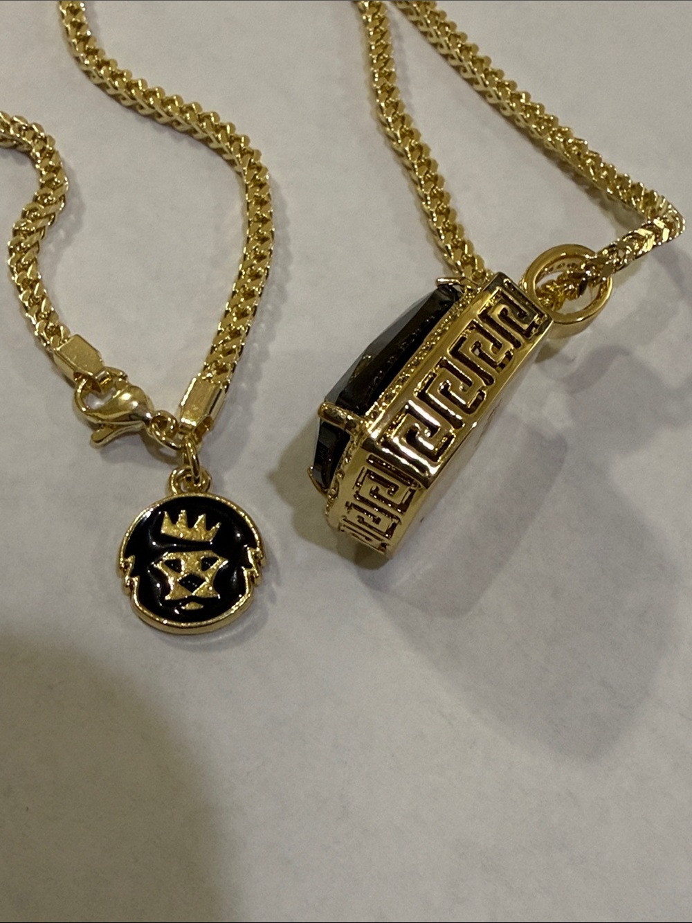 King Ice Onyx Crown Julz Pendant & Necklace!🔥🔥🔥 - Picture 9 of 13